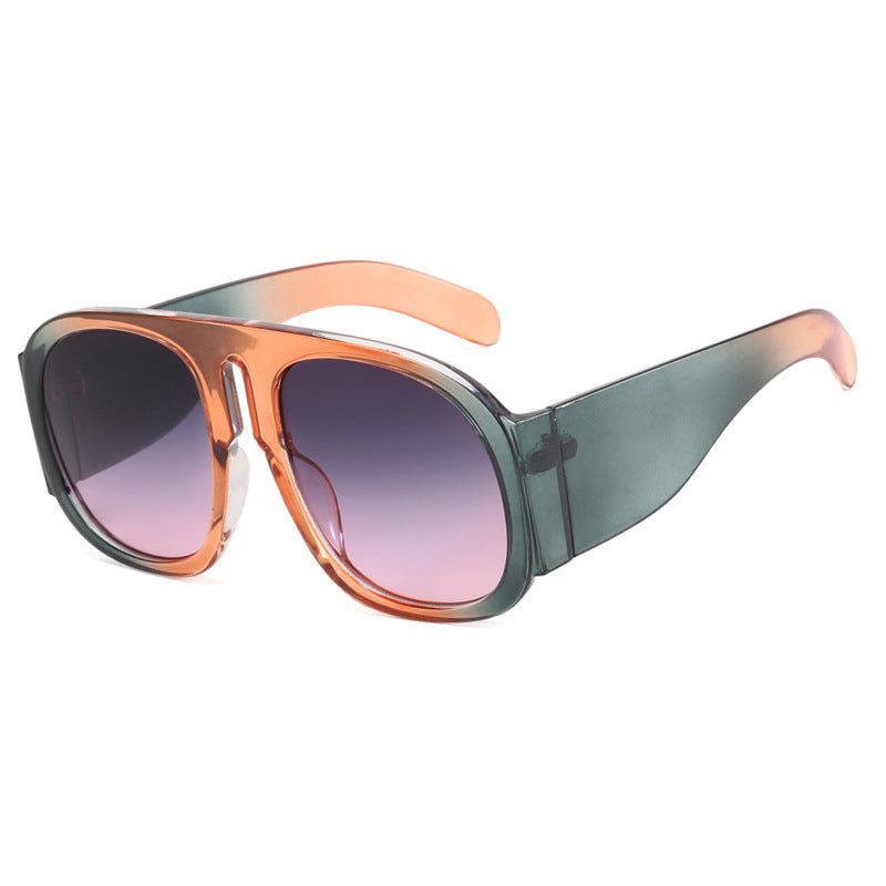 Damen trendige oversized Sonnenbrille mit modischem Farbverlauf Brehn