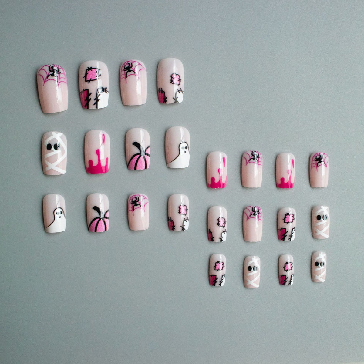 Künstlerisches Charakterdesign Nail Art Set
