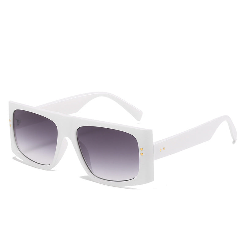 Damen oversized Sonnenbrille mit stylishem, schmalem Rahmen Brehn