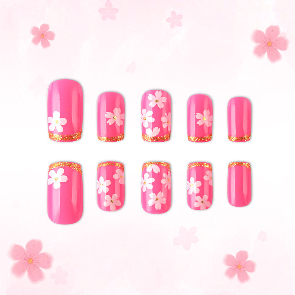 Blumen Gel Nagelkunst Design Brehn