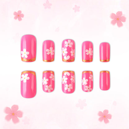 Blumen Gel Nagelkunst Design Brehn