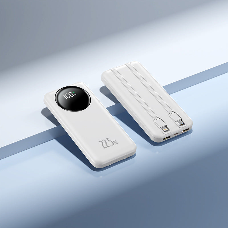 Tragbare Powerbank mit Integrierter Schnellladefunktion und Multifunktionalen Usb-Anschlüssen Brehn