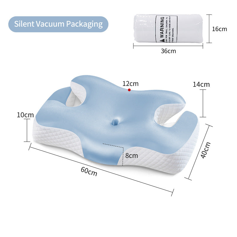 Ergonomisches Nacken- Und Schulterschlafkissen Mit Kühlender Gel-Oberfläche Brehn