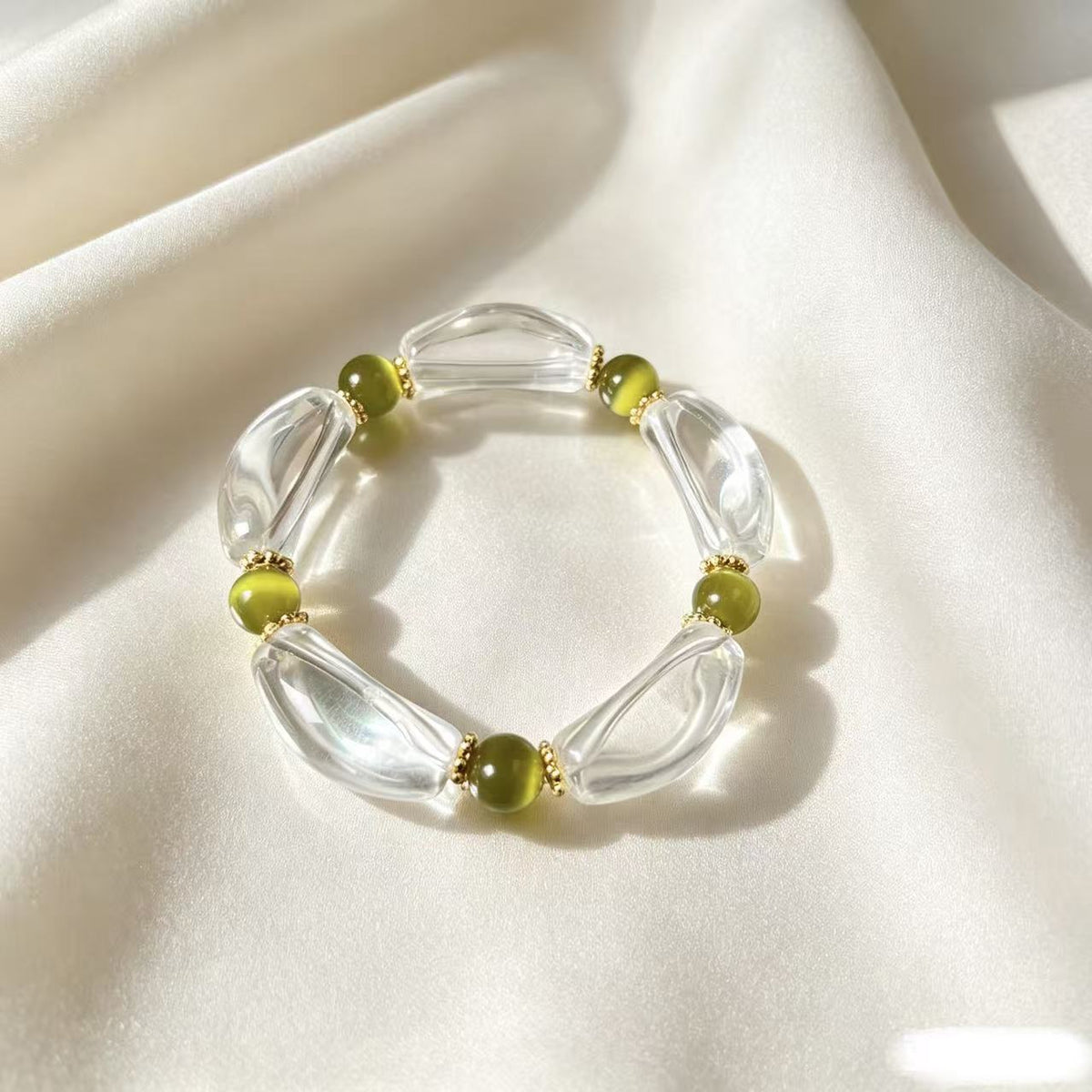 Elegante Kristallperlenarmband Brehn