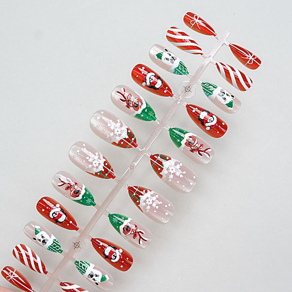 Festliches Feiertags-themen Press-On Nagelset Brehn