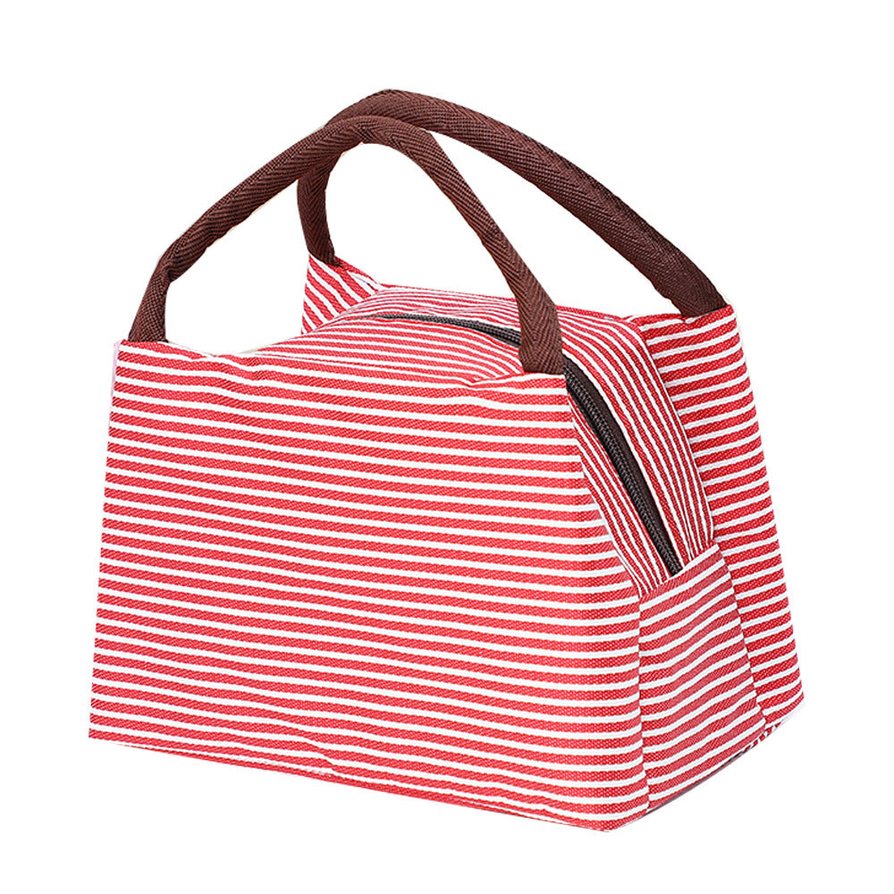 Isolierte gestreifte Lunch-Tasche Brehn