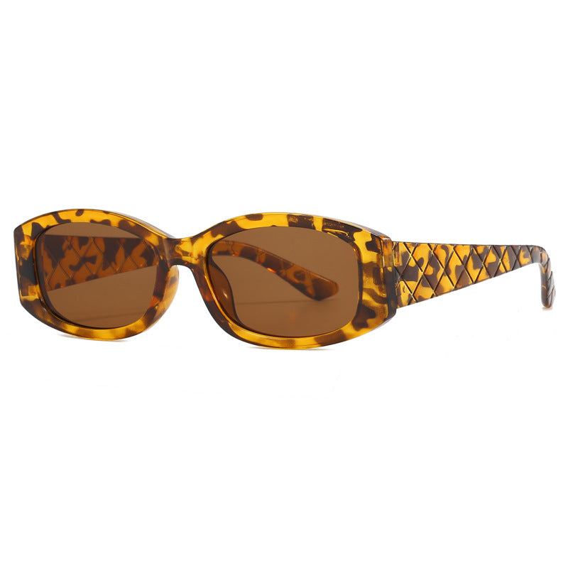 Damen Modische Retro-Sonnenbrille mit quadratischer Fassung Brehn