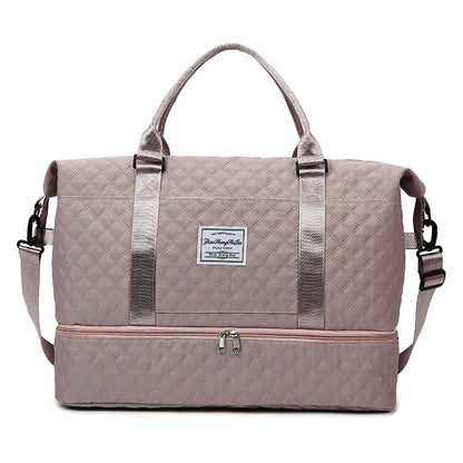 Stylische gesteppte Sport-Duffle-Tasche