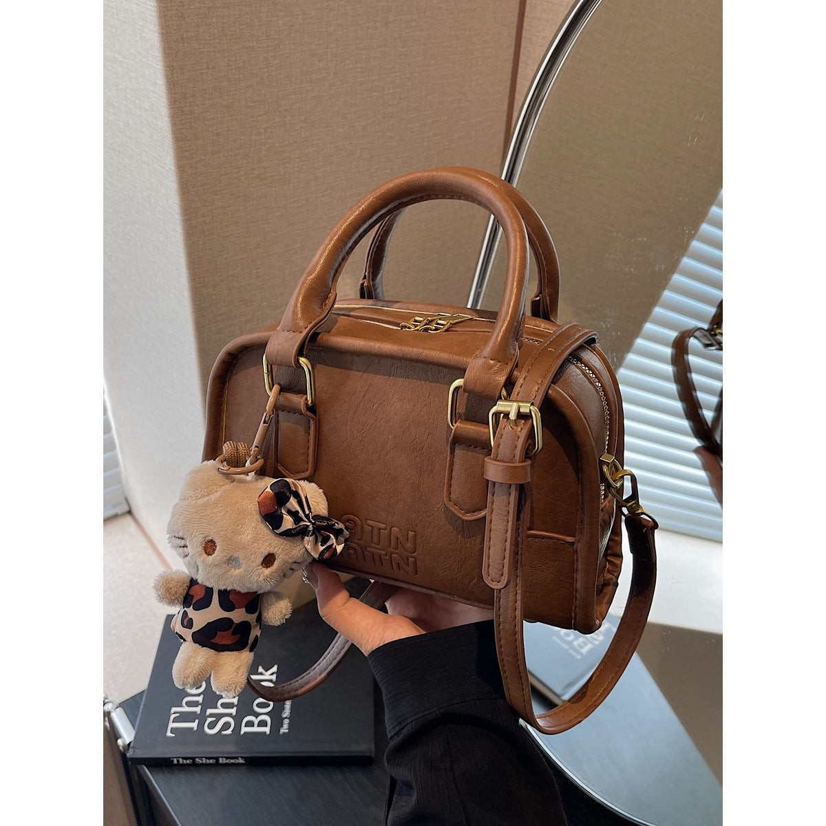 Stylische Mini Handheld Satchel Brehn