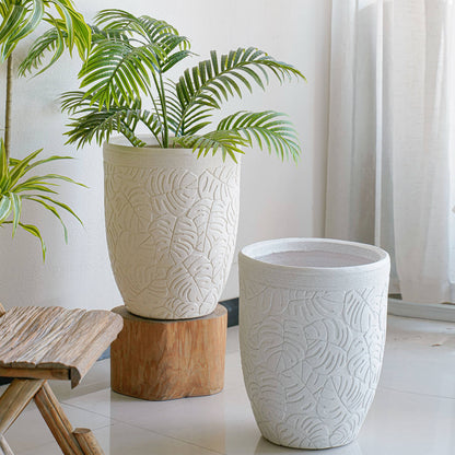 Eleganter Blumentopf mit strukturiertem Design Brehn