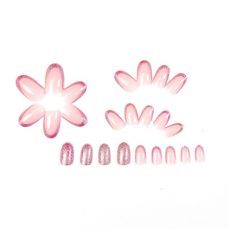Kunstvolle Nagelset mit 3D-Blumen- und Schleifendetails Brehn