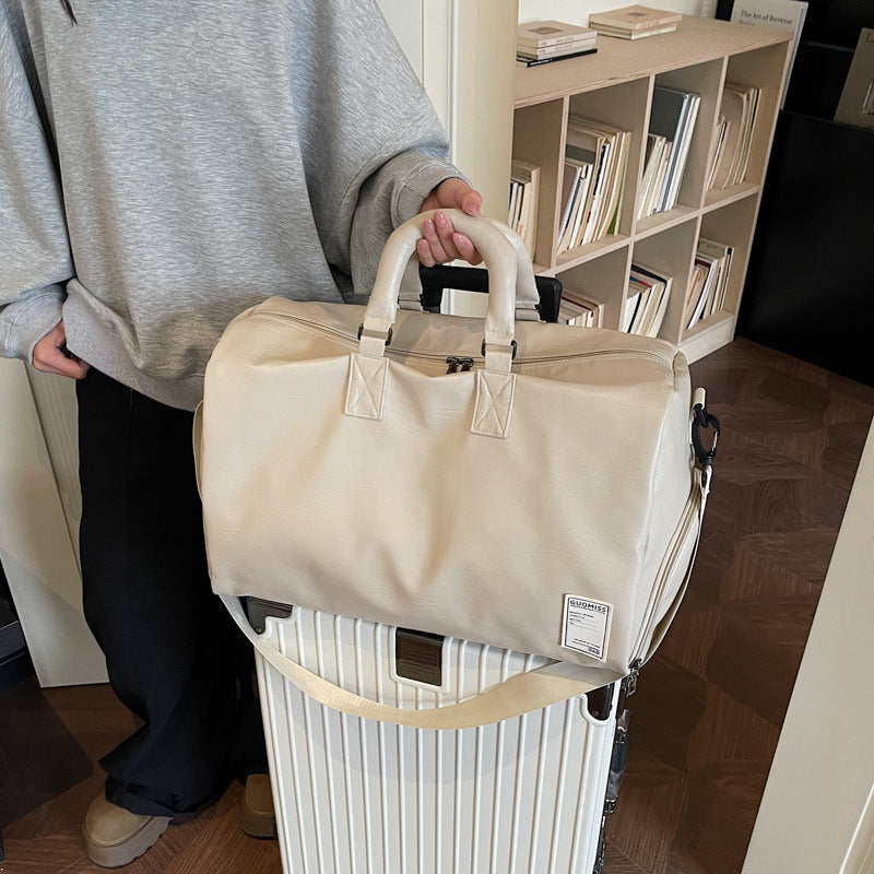 Premium Leder Reise Holdall Brehn