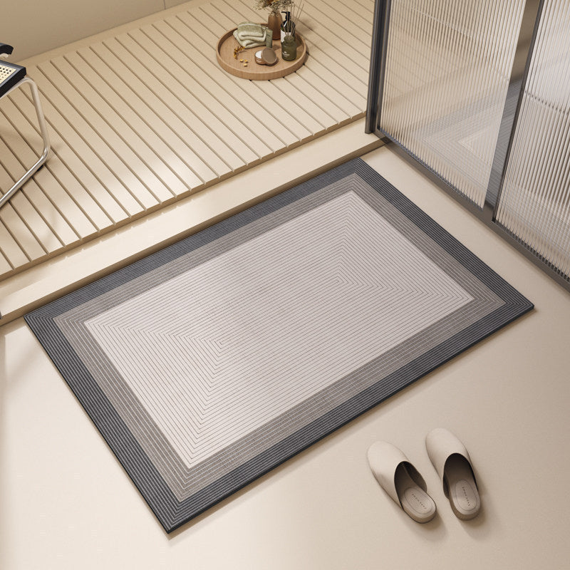 Modern Geometrische Badematte Brehn