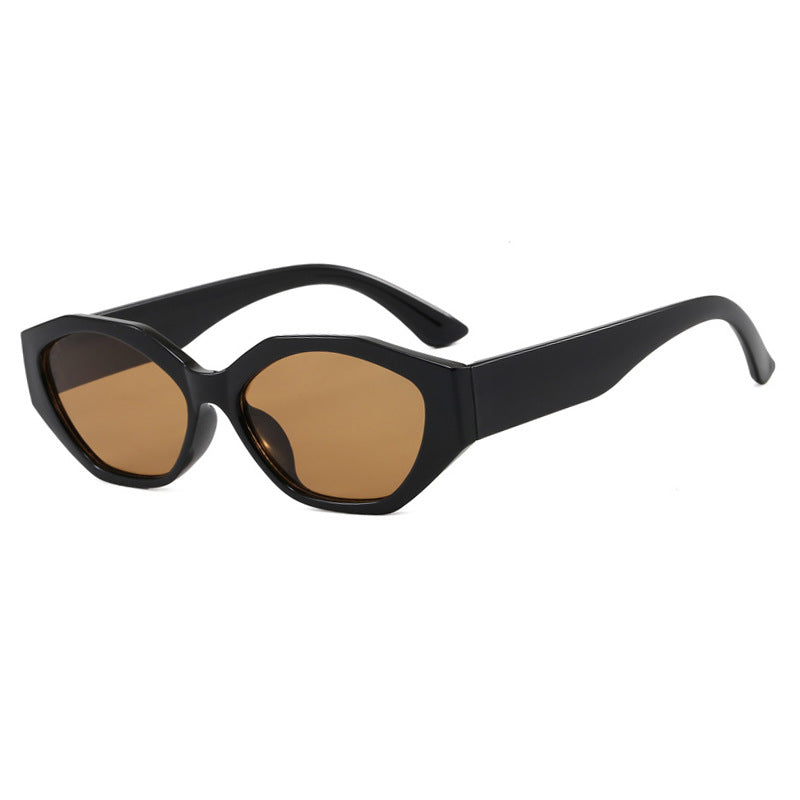 Damen stilvolle Sonnenbrille im modern geometrischen Design mit schützendem UV-Filter Brehn