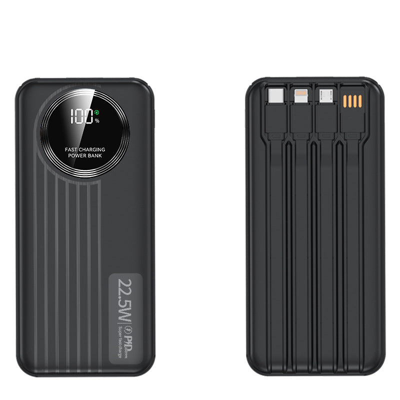 Tragbare Powerbank mit Schneller Ladefunktion und Digitaler Anzeige Brehn