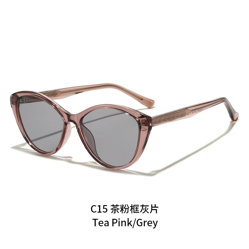 Damen trendige Sonnenbrille im modernen Cat-Eye-Stil Brehn