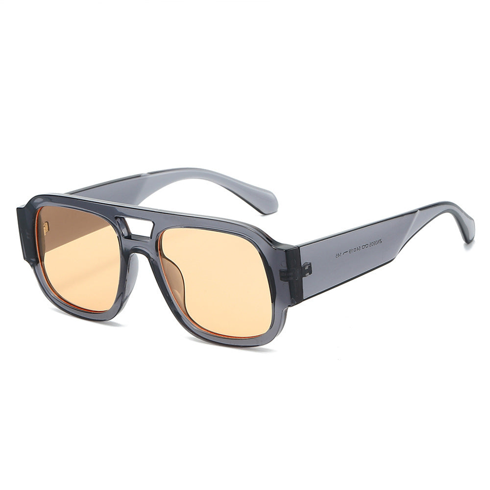 Moderne retro-inspirierte quadratische Sonnenbrillen Brehn