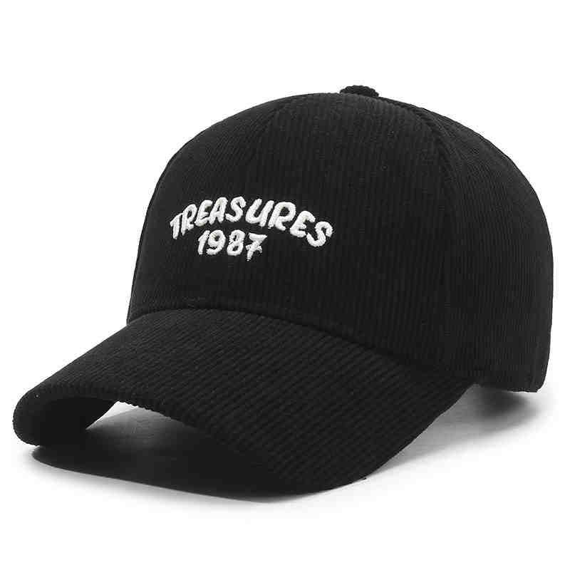 Damen Corduroy Bestickte Baseballmütze Brehn