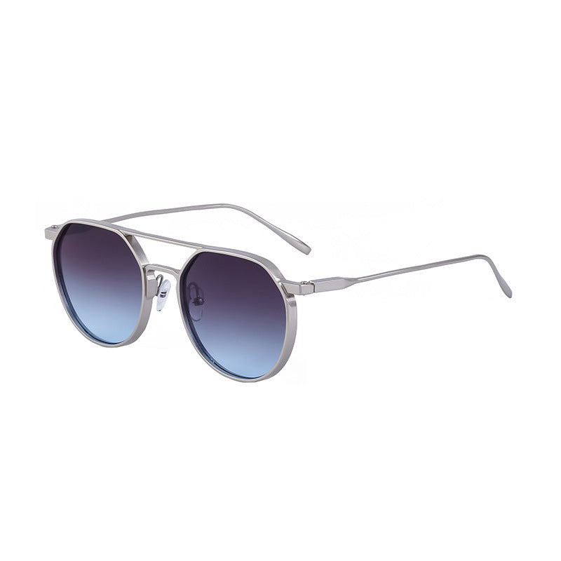 Damen modische Sonnenbrille im stilvollen runden Design Brehn