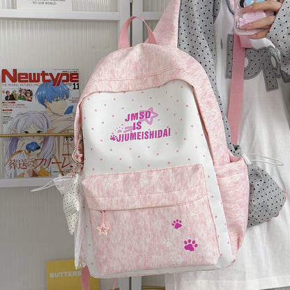 Stylische gepunktete Druck-Rucksack Brehn