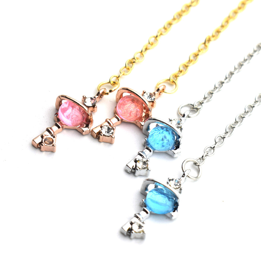 Elegante Zweifarbige Brillenkette Brehn