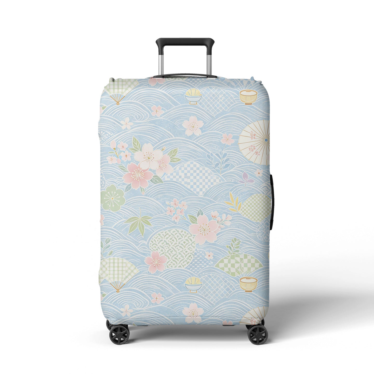 Damen Reisekoffer Brehn Blumendesign mit verstellbarem Griff