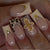 Dekorative 3D Blumen Aufkleber Nagelkunst Brehn