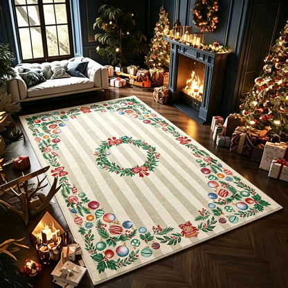 Gemütlicher winterlicher Teppich