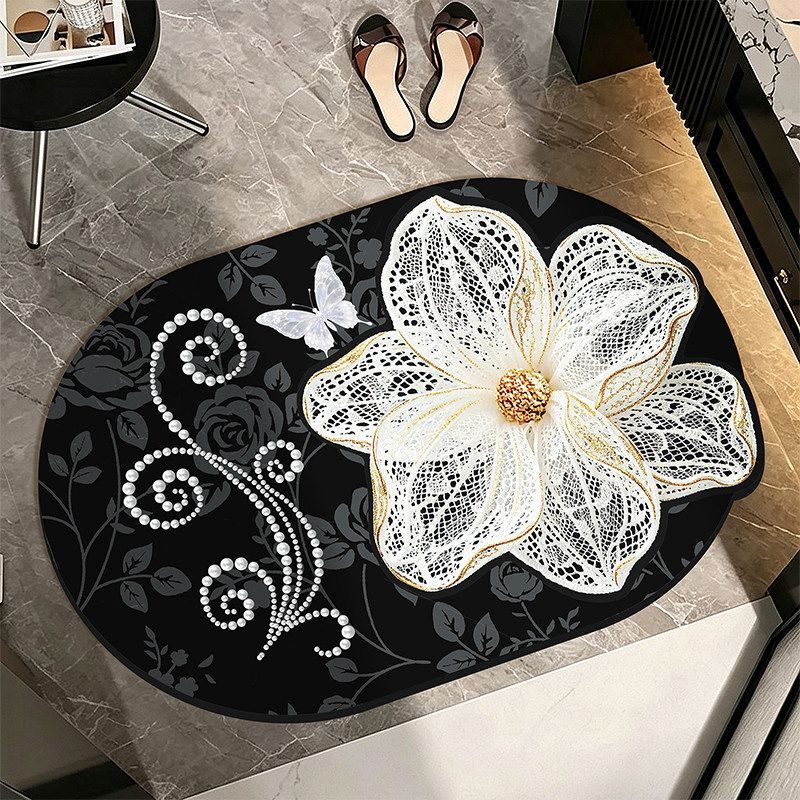 Verziertes florales Teppichboden