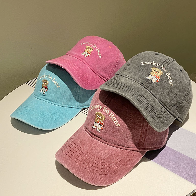 Unisex Casual Bestickte Bärenmütze Brehn
