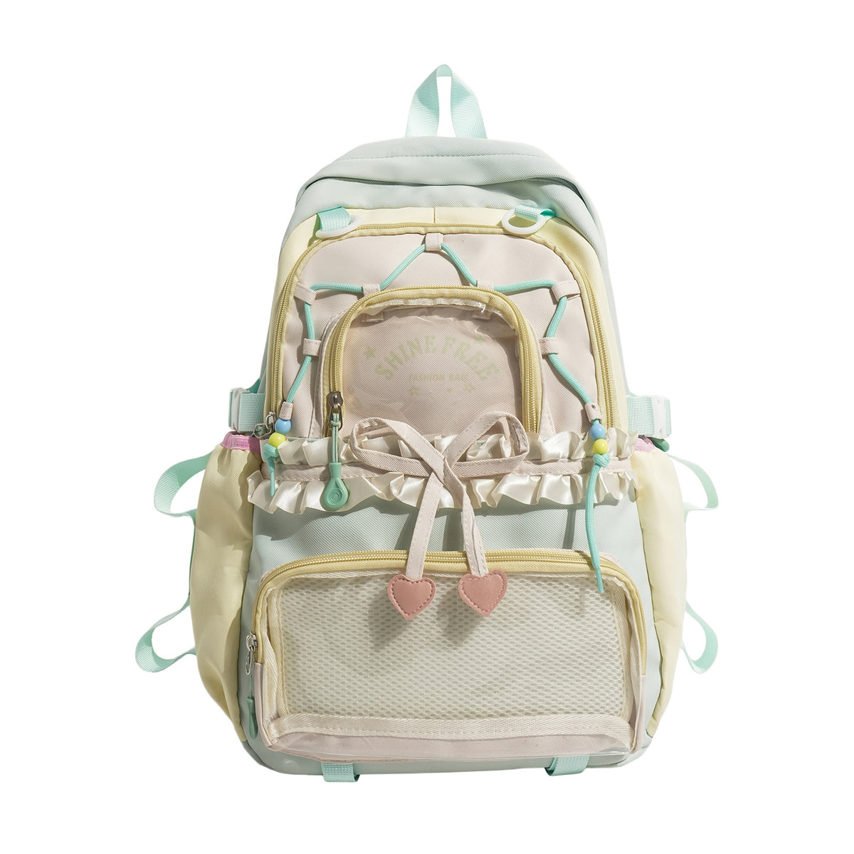 Stylische Multi-Compartment Mode Rucksack Brehn