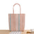 Geflochtene Tragetasche mit Farbenfrohem Design und Stabilen Griffen Brehn