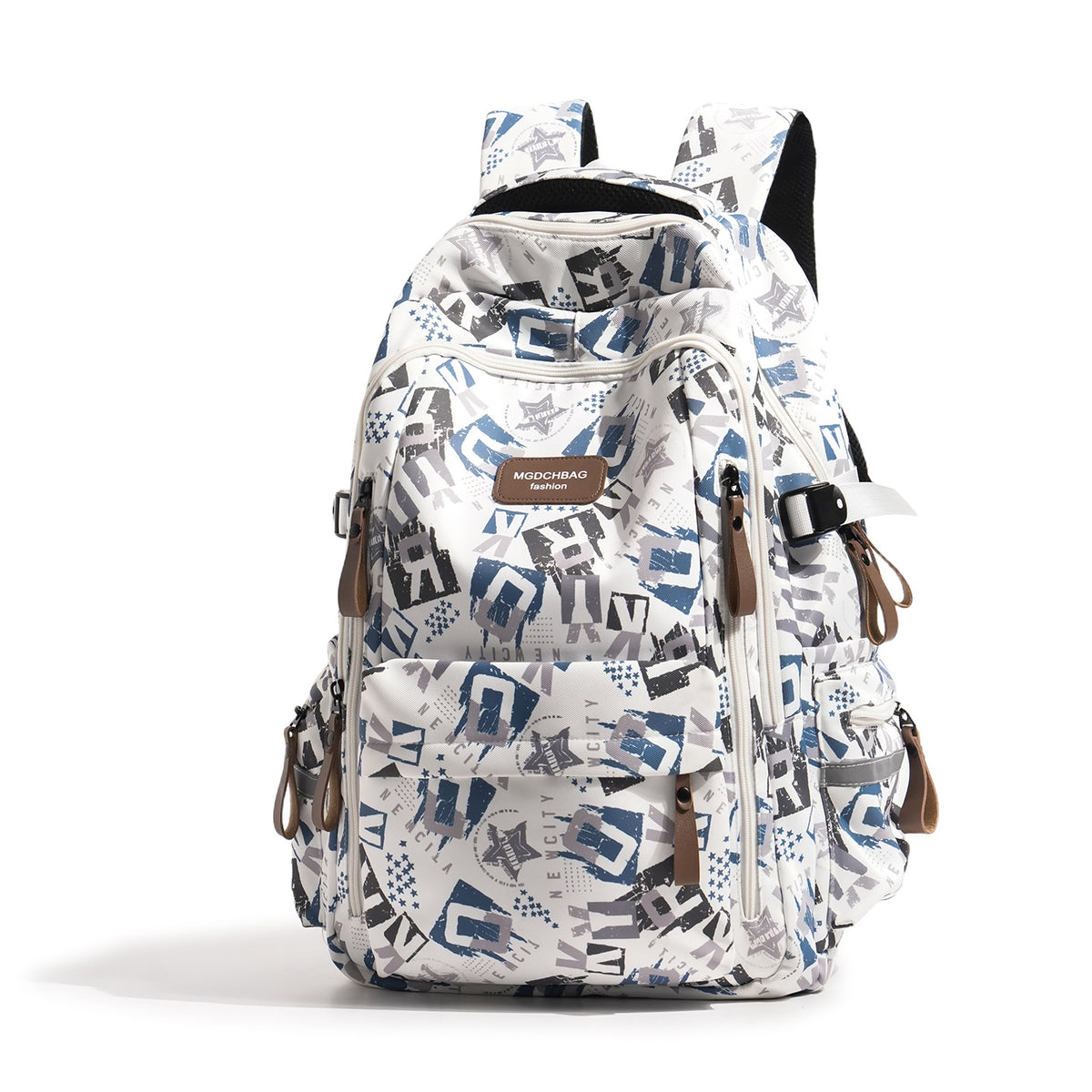 Stylischer Mehrfachfächer Grafikdruck Rucksack Brehn