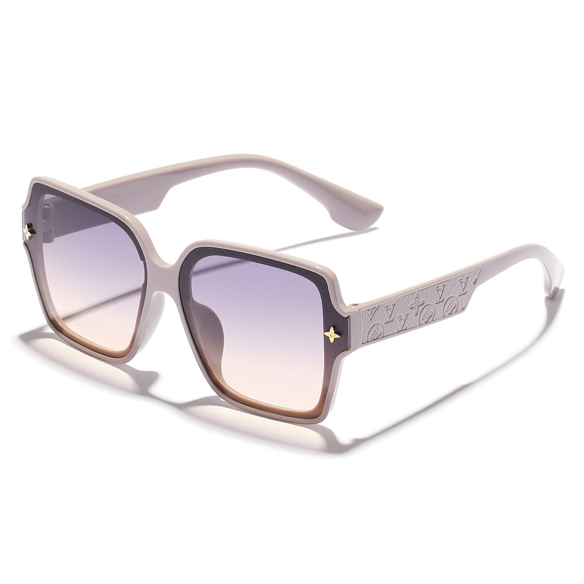 Damen stilvolle oversized Sonnenbrille mit modischem Rahmen Brehn
