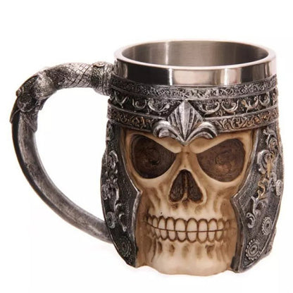 Bierkrug mit Totenkopf-Design Brehn