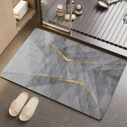 Geometrisches Muster Badezimmermatte Brehn