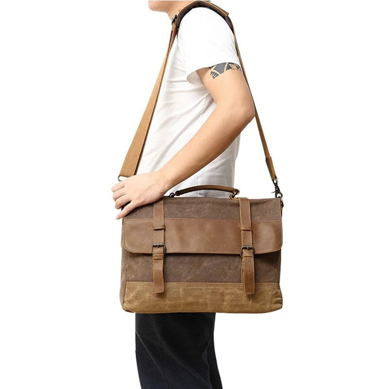 Robuste Aktentasche mit Vintage-Design Brehn
