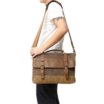 Robuste Aktentasche mit Vintage-Design Brehn