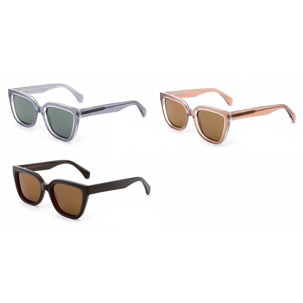 Damen modische Sonnenbrille im eleganten geometrischen Design Brehn