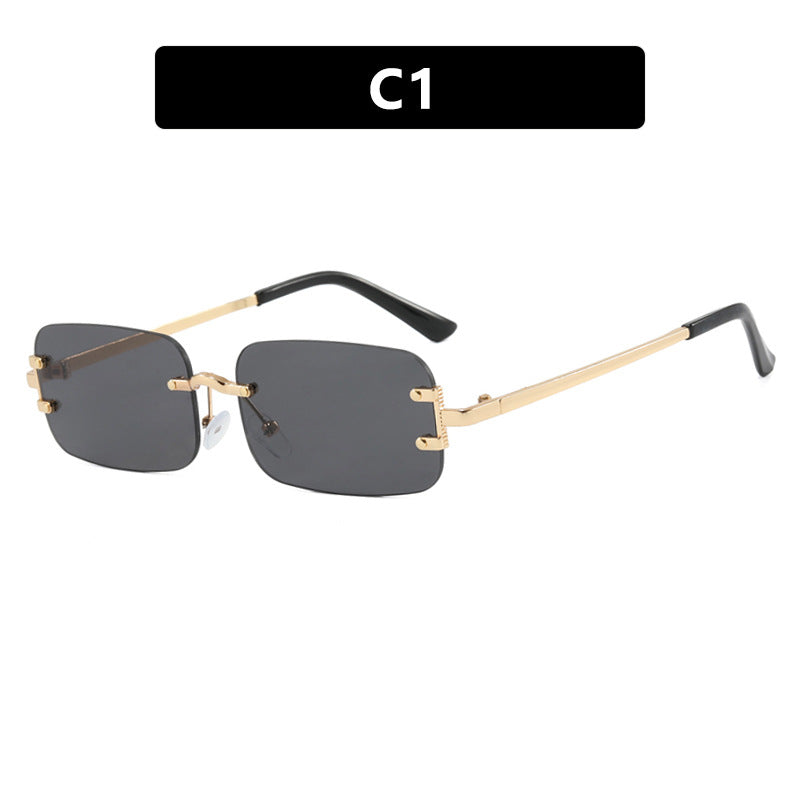 Damen quadratische Sonnenbrille mit hochwertigem Metallrahmen Brehn