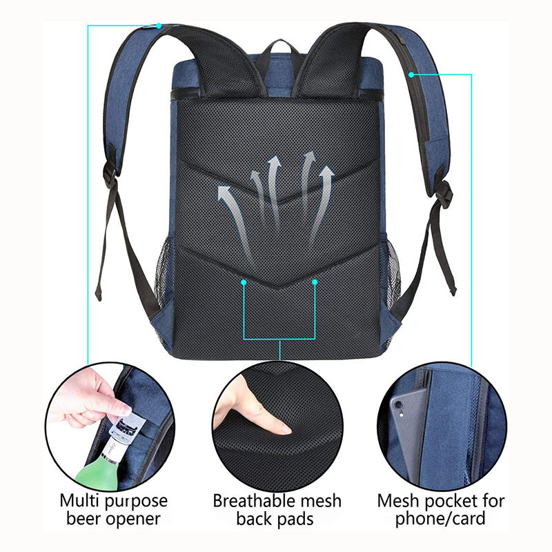 Damen Isolierter Rucksack mit mehreren Fächern Brehn