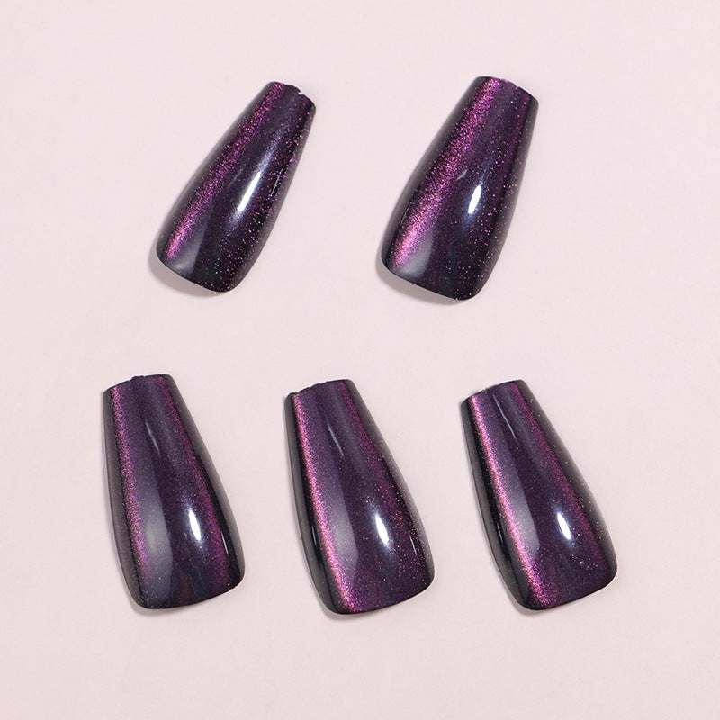 Glitzerndes Langes Stiletto Press-On Nagelset Brehn