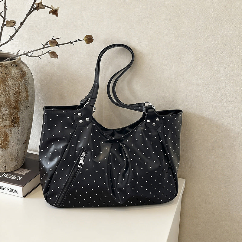 Punktmuster Handtasche