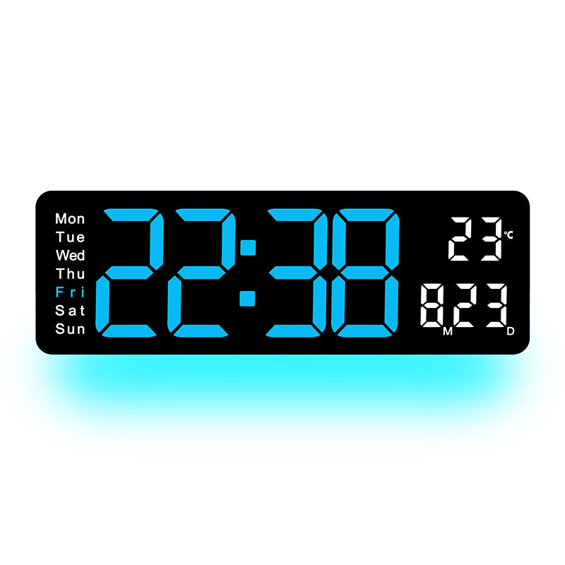 Digitaler LED-Wecker mit Temperatur- und Wochentagsanzeige Brehn
