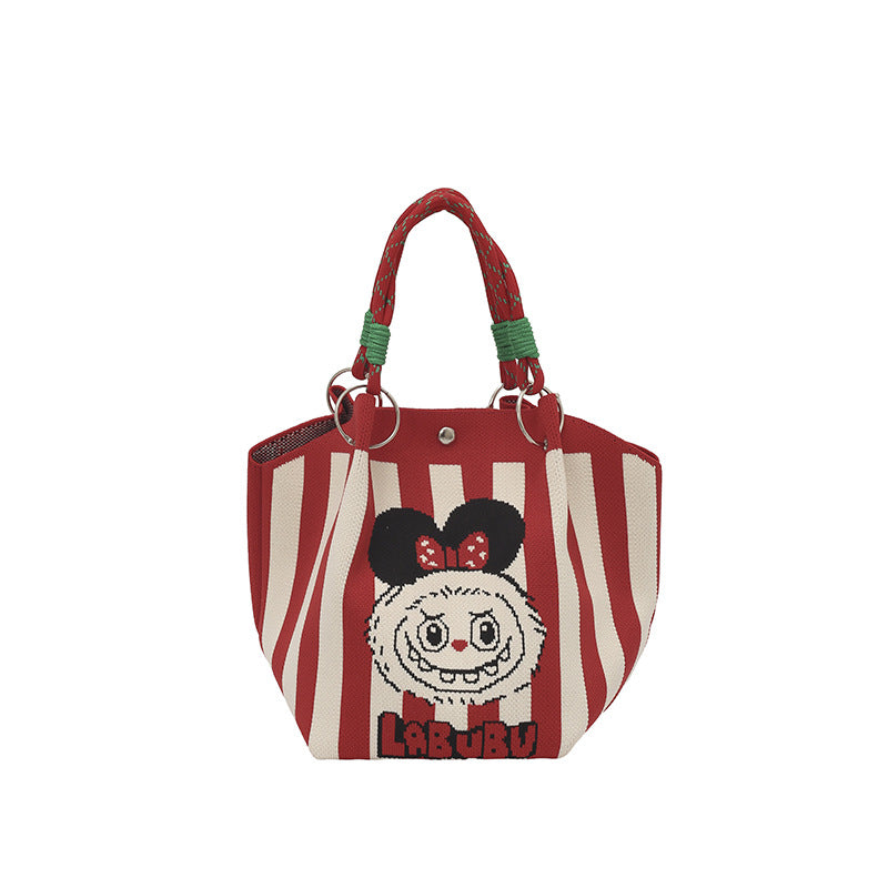 WoFloral Print Texturiertes Handtasche Brehn