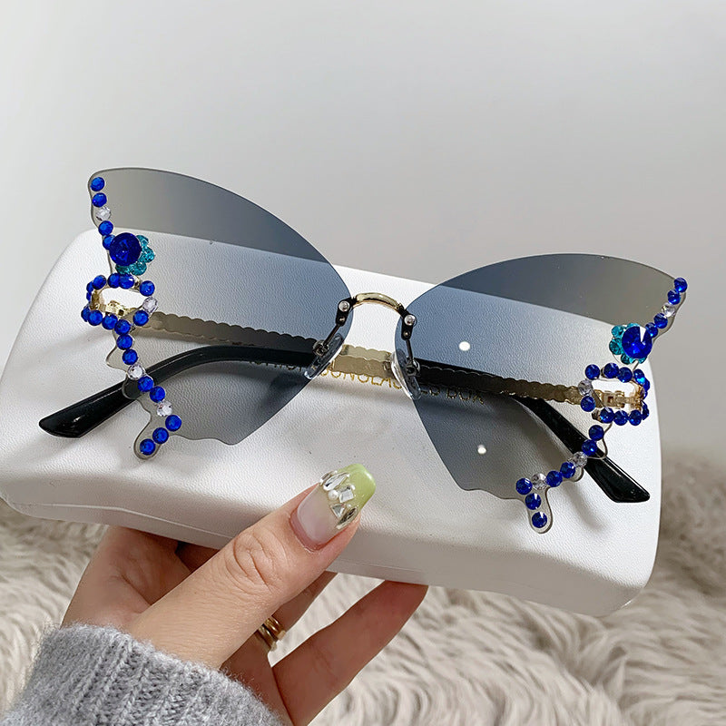 Damen extravagant designte Sonnenbrille Brehn