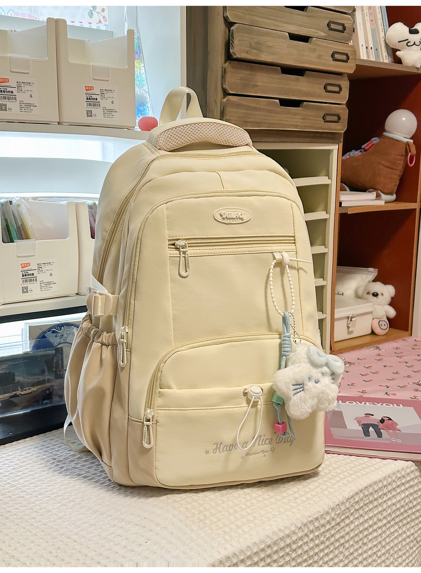 Multi-Taschen Laptop-Schul-Rucksack
