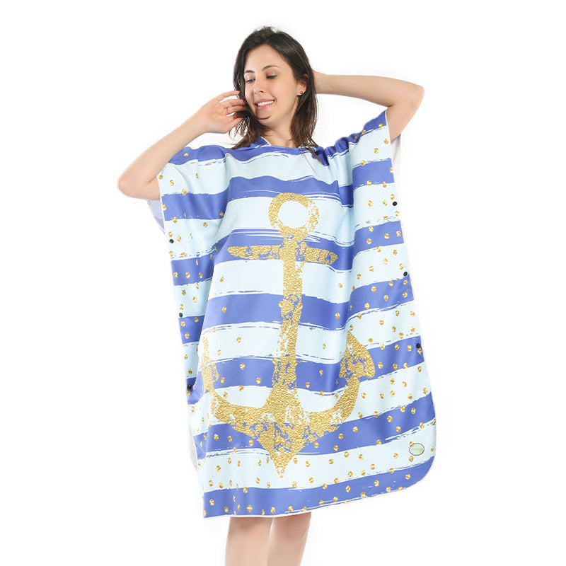 Strandkleid mit tropischem Druck Brehn