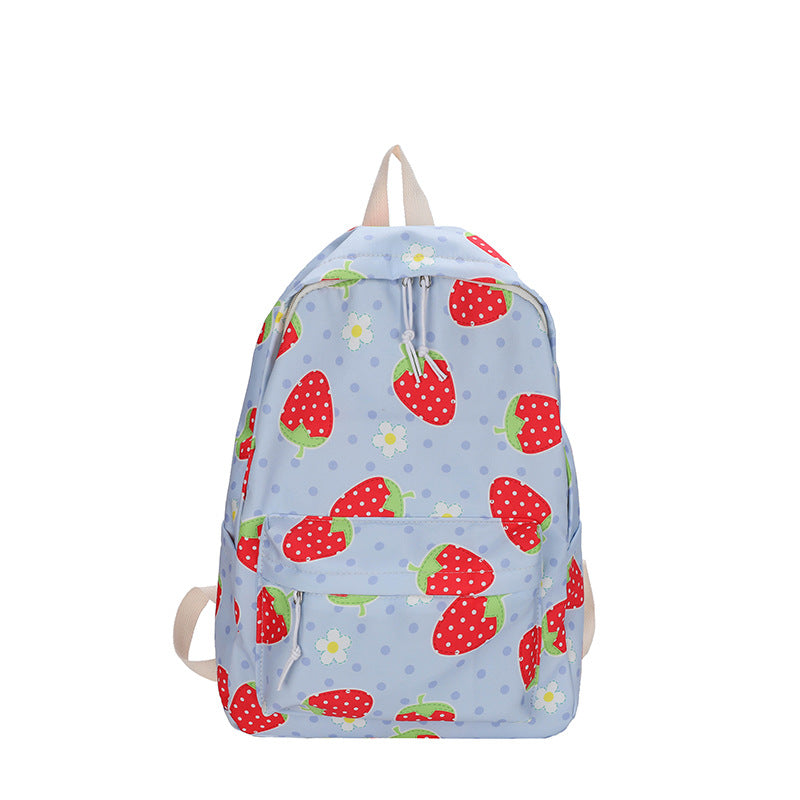 Verspielt gemusterter Rucksack Brehn