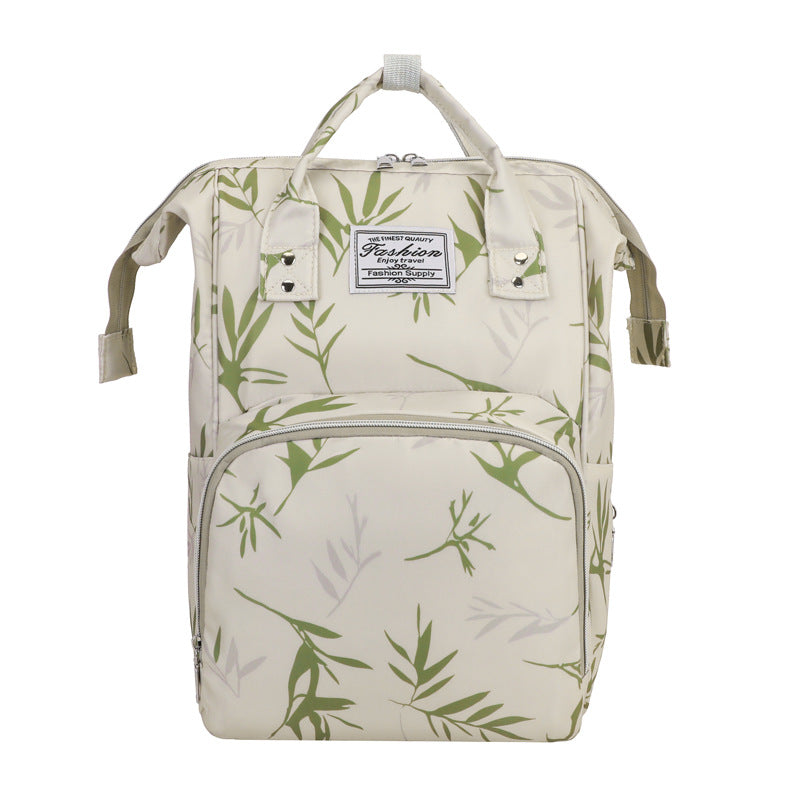 Blumenmuster Multi-Funktions-Wickelrucksack Brehn